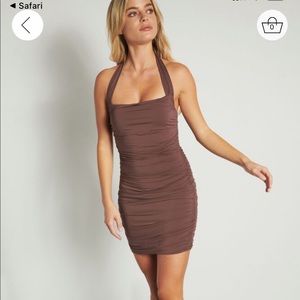 dynamite halter body con dress